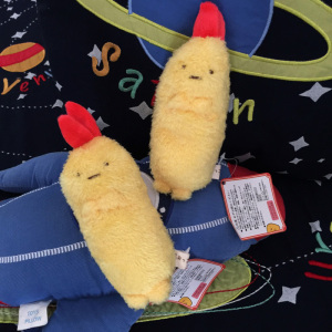 jellocat淘宝日本 墙角生物 角落玩偶 呆萌 炸虾天妇罗 毛绒笔袋