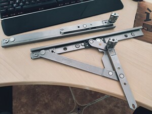 霍曼oaosm14寸重型交叉铰链,锻造钢,超级承重,进口五金窗无忧!