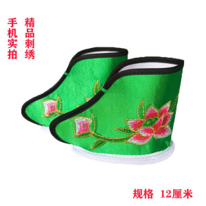 神仙鞋观音菩萨鞋老母泰山奶奶寺庙供奉娘娘鞋还愿鞋三寸金莲刺绣