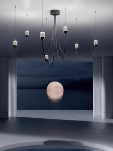 Moooi创意艺术设计师客厅灯别墅LOFT楼梯灯现代极简餐厅卧室吊灯