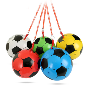 9寸充气吊环玩具足球皮球 PVC材质儿童教育训练吊环皮球足球包邮