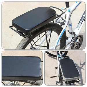 自行车后座垫载人山地车尾架座垫加厚舒适电瓶车鞍座儿童后座椅