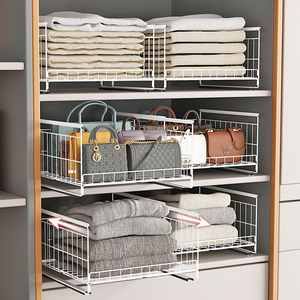 衣柜收纳箱收纳筐框抽屉式柜整理分层神器衣物衣服衣橱抽拉盒家用