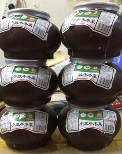 两罐包邮小放牛冬菜500g 潮汕砂锅粥 面汤 馄饨调味品