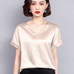 真丝女式短袖上衣