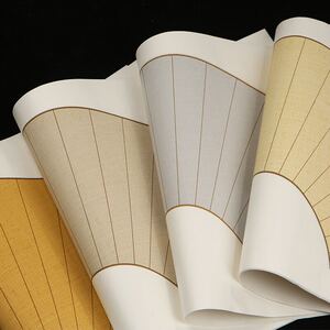 汇宣堂复古麻纹绢布高级书画纸仿古扇面宣纸蜡染笺扇面艺术创作