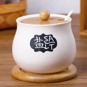 日式厨房陶瓷调味罐套装大容量调味瓶罐创意辣椒盐鸡粉调料盒包邮