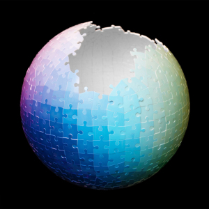 540色彩渐变球形三d立体不规则拼图puzzle十级难度高智商创意礼物