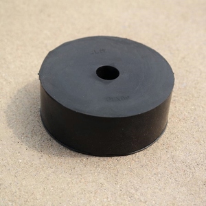 高弹橡胶减震垫缓冲块圆形橡胶垫块工业设备机械减振防震胶垫加厚