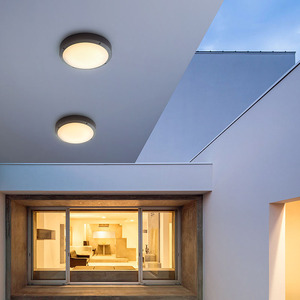 门口灯进门门前灯入户大门现代简约露台别墅庭院阳台灯led吸顶灯