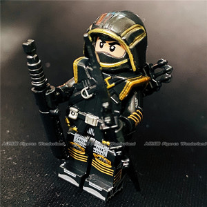 第三方超级英雄鹰眼浪人复合弓moc兼容乐高拼装积木人仔玩具v002