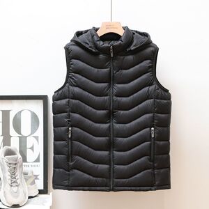 羽绒棉男马甲秋冬短款大码加厚中青年马夹冬季爸爸装背心保暖坎肩
