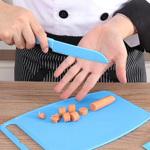 儿童塑料刀幼儿园安全水果刀瓜果刀不伤手切菜刀塑料小刀早教宝宝