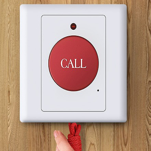 墙壁明装老人求救紧急按键拉绳式sos呼叫按钮报警器应急开关面板