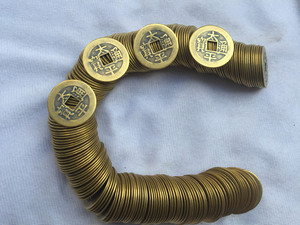 古币铜钱收藏复古太平通宝背福铜钱一百枚直径27MM