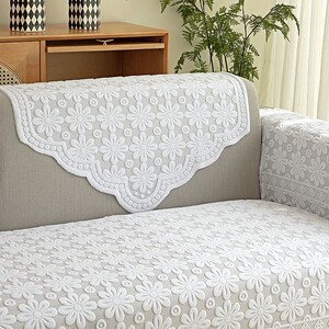 加厚蕾丝沙发巾全盖沙发垫四季通用靠背巾扶手盖布茶几桌布防尘罩