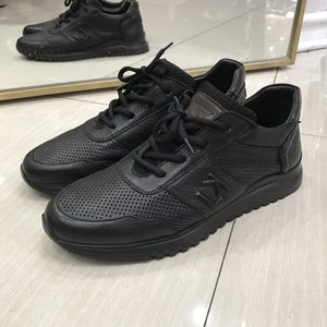 路卡迪龙男鞋 秋季新款轻便透气软羊皮透气时尚细带休闲运动鞋