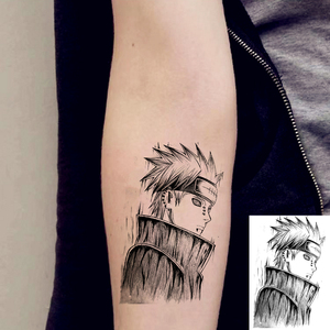 向南 火影忍者 暗部 宇智波鼬卡卡西纹身贴cos 仿真刺青 防水持久