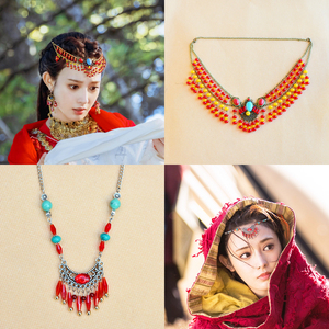 东宫小枫同款西域头饰额饰发饰异域风情古风眉心坠沙漠拍照藏饰品