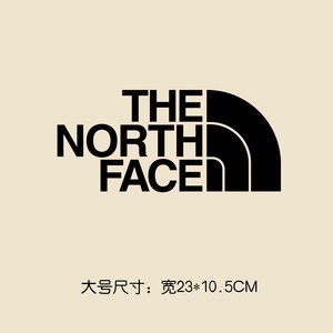 北面logo贴