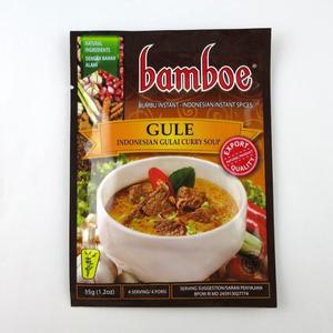 港澳购 印尼bamboe山竹牌gule煮羊肉酱料汤料gulal curry soup35g