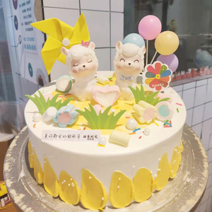 羊宝宝生日蛋糕