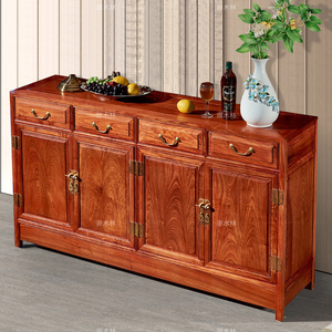 中式红木餐边柜