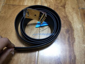 广东豪顿16针扣皮带男士商务休闲牛皮舒适皮带正品jc皮带裤腰带