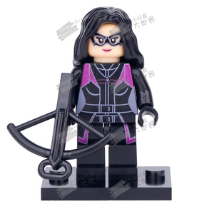 兼容乐高积木dc正义联盟人仔超级英雄763女猎手绿箭侠拼装玩具