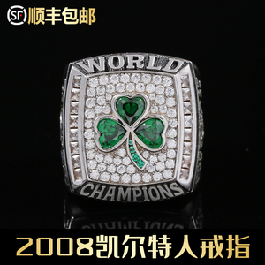 2008nba凯尔特人皮尔斯雷阿伦加内特总冠军戒指 定制订做纪念刻字