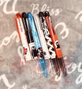 一支水性笔五个颜色 百乐限定熊本熊模块多色笔限定款替芯卡拉头