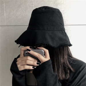 复古港风chic网红原宿大帽檐渔夫帽女韩版潮秋季百搭休闲遮阳盆帽