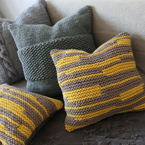 原创手工编织抱枕