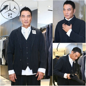 三宅一生西服 homme plisse jd201 胡歌同款 任达华 褶皱西装外套
