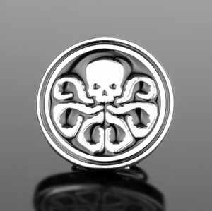 复仇者联盟神盾局特工九头蛇标志金属胸针徽章 电影周边饰品