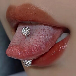 神明赴人间【美shi了】舌钉少女ins辣妹舌环舌头钉穿刺饰品穿孔