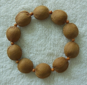 春成杏核雕 文玩杏核素珠手串 文玩杏核手串