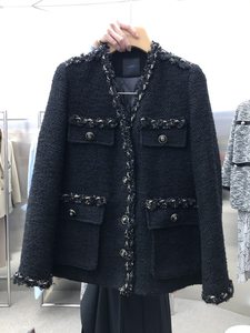 韩国2021冬季新款短款百搭气质羊绒外套女韩版百搭显瘦时尚小西服