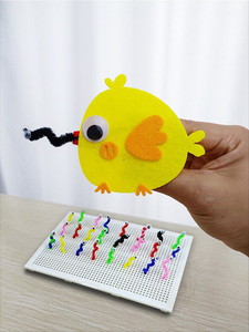 小鸡吃虫幼儿园区域区角投放材料小中班数学操作区益智自制玩教具