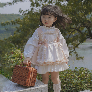 女童洛丽塔Lolita洋装宝宝周岁生日礼服西班牙公主裙蓬蓬连衣裙