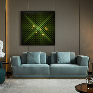 贝尼bene casa现代美式轻奢真皮沙发大户型客厅组合极简集致家具