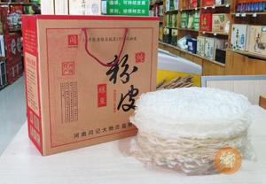 新乡原阳特产纯绿豆粉皮闫记绿豆粉皮传统手工制作粉皮 无添加剂
