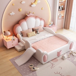 儿童床滑梯公主