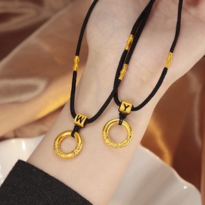 男黄金项链情侣