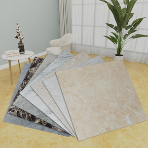 自沾pvc仿大理石纹地板贴 地板革 店面 室内 办公室 快速翻新