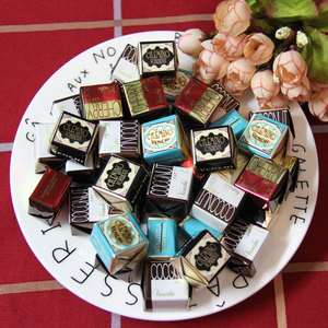 意大利进口 venchi闻绮榛子牛奶cremino75%黑巧克力小片6g买10送1