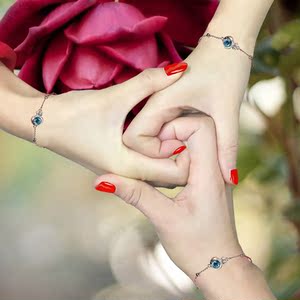 闺蜜手链一对姐妹简约