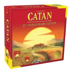 英文版 25周年纪念版卡坦岛第五版扩展桌游 益智休闲玩具游戏卡牌