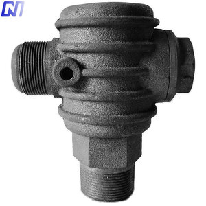 工业380v三相大功率气泵空压机配件单向阀铸铁螺纹空气压缩机弯头