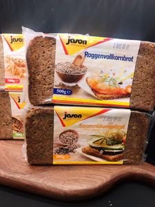 Roggenvollkornbrot德国燕麦吐司面包饱腹代餐健身早餐500G黑麦包